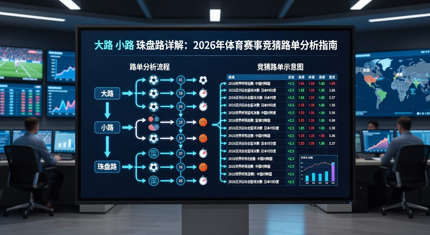 大路小路珠盘路：足球盘口分析精髓揭秘（2026年）