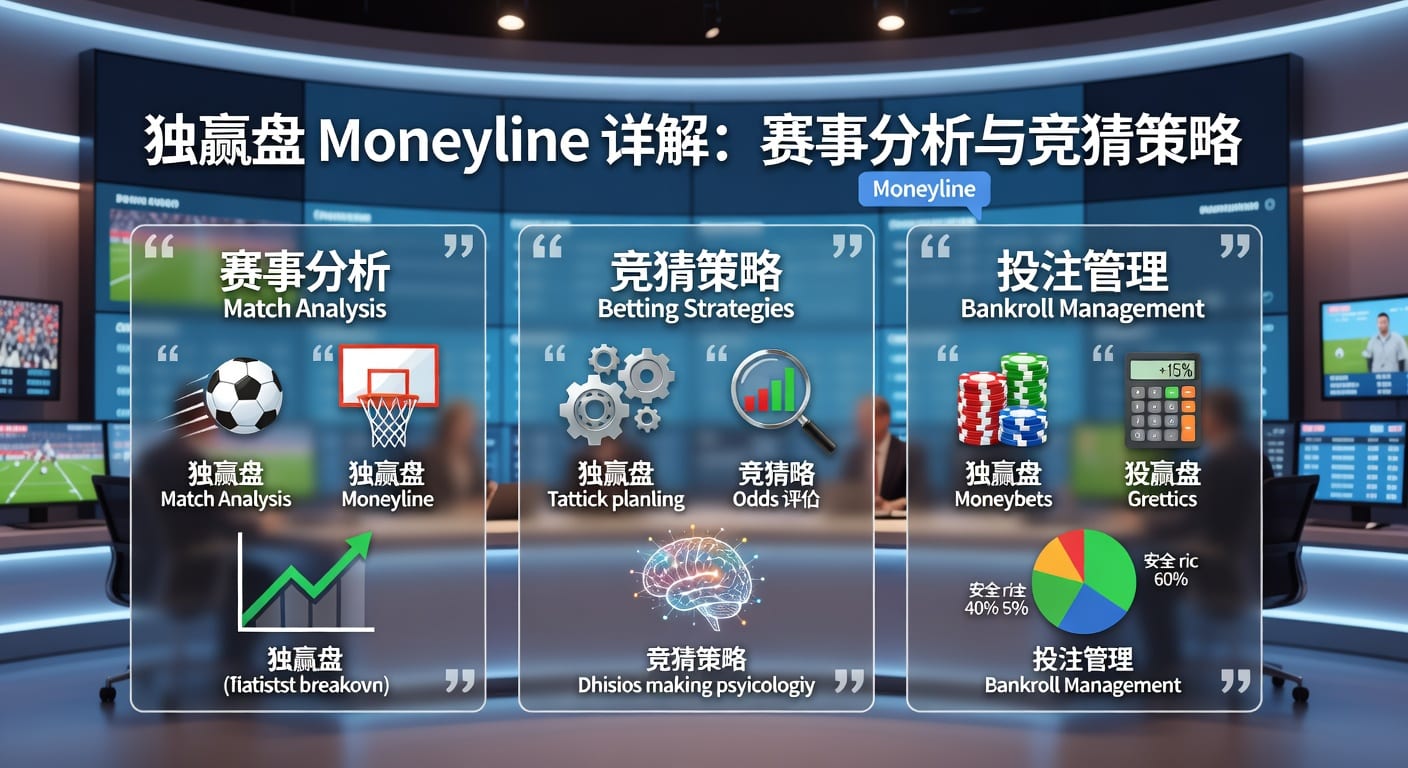 独赢盘 moneyline 实战指南：判断、玩法与风险